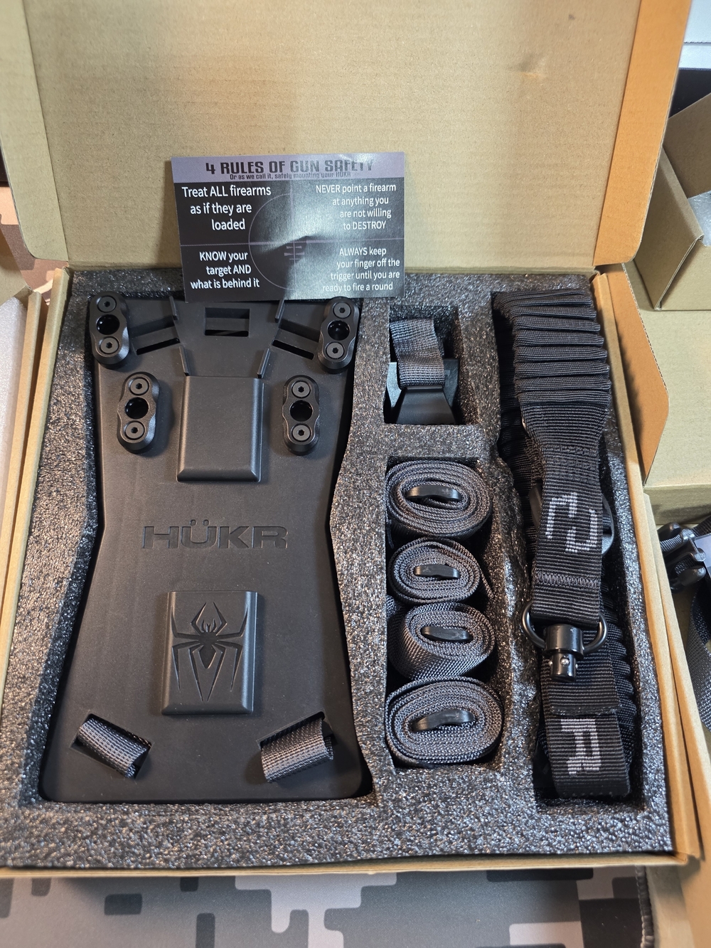 Black AR/VR Gear Mount and Harness Kit